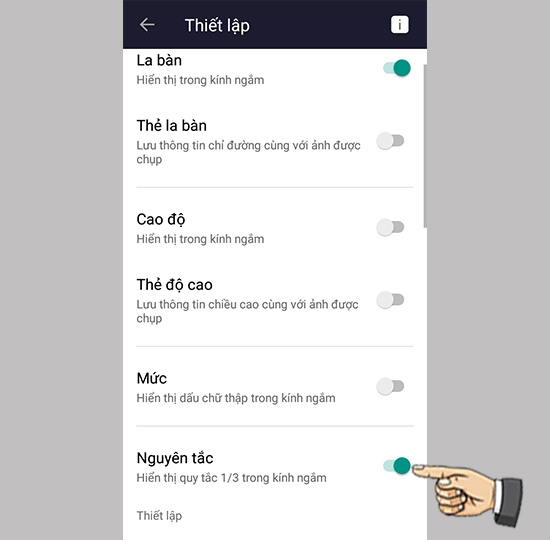 Kích hoạt tính năng